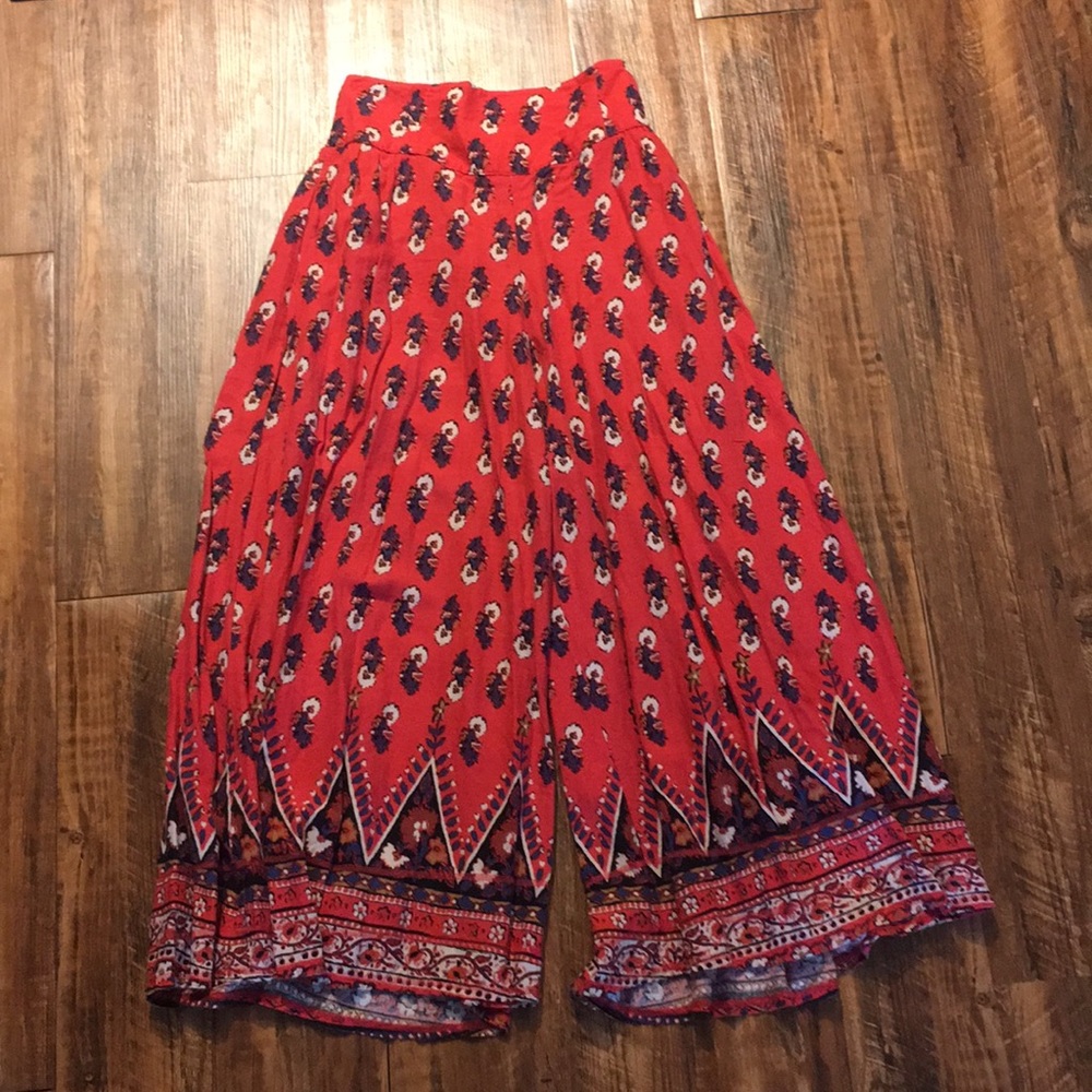 Free people wide legged pant